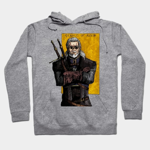 Witcher Geralt of Rivia Hoodie by TonyIndustry